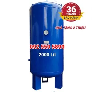 Bình chứa khí nén Pegasus 2000 lít (2m3)